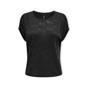 Blouse Only Top Free Life S/S - Black
