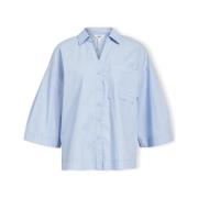 Blouse Object Demi Shirt 3/4 - Brunnera Blue