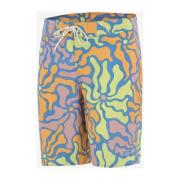 Zwembroek Oxbow Stretch boardshort met camouflageprint BAKAIRI