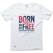 T-shirt Korte Mouw The Indian Face Born to be Free