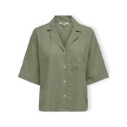 Blouse Only Noos Tokyo Life Shirt S/S - Oil Green