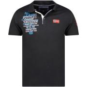 Polo Shirt Korte Mouw Geographical Norway SY1309HGN-Black