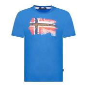 T-shirt Korte Mouw Geographical Norway SY1366HGN-Blue