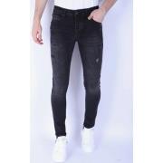Skinny Jeans Local Fanatic Stone Washing Jeans Stretch