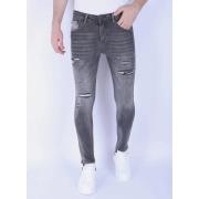 Skinny Jeans Local Fanatic Stoashed Slimfit Jeans Stretch