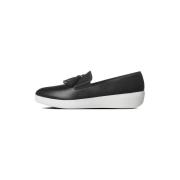 Mocassins FitFlop TASSEL SUPERSKATE TM BLACK LEATHER 4