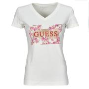 T-shirt Korte Mouw Guess LOGO FLOWERS