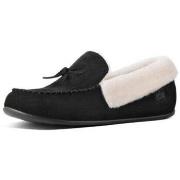 Pantoffels FitFlop CLARA SHEARLING MOCCASIN BLACK