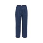 Broek Object Wella Trousers - Dark Denim