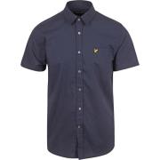 Overhemd Lange Mouw Lyle And Scott Short Sleeves Overhemd Poplin Navy