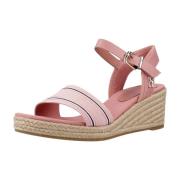 Sandalen Tommy Hilfiger SHIRTING WEDGE SANDAL