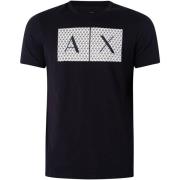 T-shirt Korte Mouw EAX Slank Grafisch T-Shirt