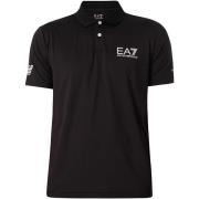 Polo Shirt Korte Mouw Emporio Armani EA7 Ventus poloshirt met logo op ...