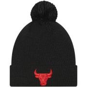 Muts New-Era Team Pop Bobble Beanie Chicago Bulls Hat