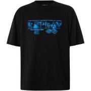 T-shirt Korte Mouw Replay Logo Grafische T-Shirt