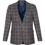 Blazer Suitable Colbert Bradeu Donkerbruin