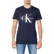 Polo Shirt Lange Mouw Calvin Klein Jeans CORE MONOGRAM SLIM TEE J30J32...