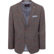 Blazer Suitable Colbert Heleen Ruit Bruin