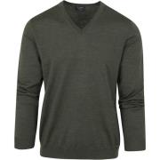 Sweater Olymp Trui Merino Donkergroen