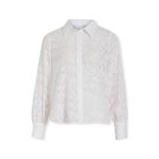 Blouse Vila Noos Flema New Shirt L/S - Bright White