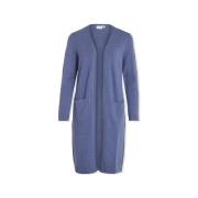 Mantel Vila Noos Ril Long Cardigan - Bijou Blue