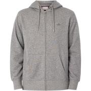 Sweater Gant Normale Shield-Hoodie Met Rits