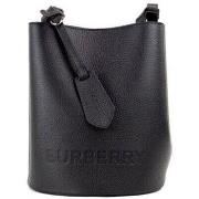 Handtas Burberry Small Leren Bucket Bag Zwart