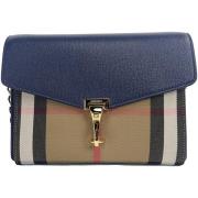 Handtas Burberry Small Banner Crossbody Tas - Blauw Leer - 84417