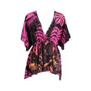 Jurk Desigual kaftan top met bloemenprint voor dames