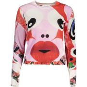 Sweater Desigual Linnen overhemd met lange mouwen en contrasterende lo...