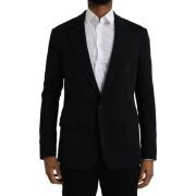 Blazer D&amp;G Wollen Single Breasted Slim Fit Blazer