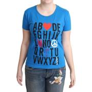 Overhemd Moschino Love Alfabet Blauw TShirt