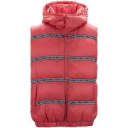 Gilet Versace heren puffer vest met capuchon rood