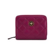 Portemonnee Versace Gewatteerde Rits Rond Portemonnee - Magenta