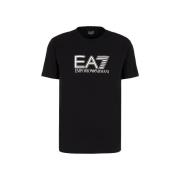 T-shirt Ea7 Emporio Armani Visibility Logo T-Shirt Black