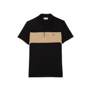 T-shirt Lacoste Colour Block Polo Shirt Black/Beige