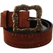 Riem D&amp;G Suede Riem met Stud Detail