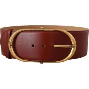 Riem D&amp;G Leren ovale riem met gesp