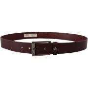 Riem D&amp;G leren riem voor heren met kroonlogo