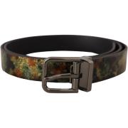 Riem D&amp;G Camouflage Leren Riem voor Heren