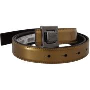 Riem D&amp;G Gouden Lakleren Riem