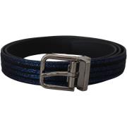 Riem D&amp;G Blauwe Glitter Riem