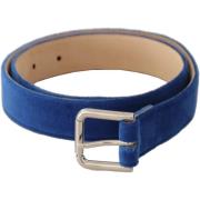 Riem D&amp;G Fluwelen Riem Dames Blauw