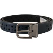 Riem D&amp;G Geperforeerde lederen riem