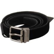 Riem D&amp;G zwarte fluwelen riem