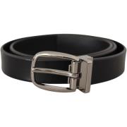 Riem D&amp;G zwarte leren riem voor heren