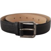 Riem D&amp;G zwarte leren riem