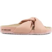 Teenslippers Love Moschino Slanke synthetische sneakers met rubberen z...