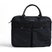 Tas Tommy Hilfiger Effen zwarte handtas met schouderriem