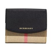 Portemonnee Burberry Kleine Vintage Check Leren Portemonnee